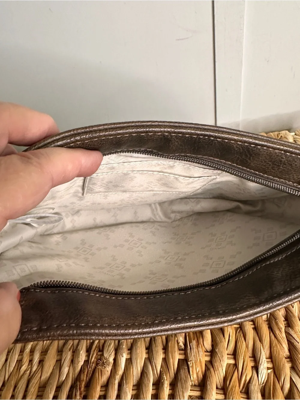 Everyday Dark Brown Hobo Crossbody Bag